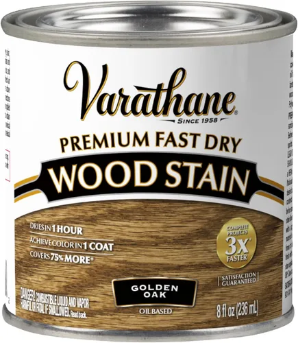 Vista 36 de Varathane 262023 - Tinte de madera prémium de secado rápido, Spring Oak, media pinta