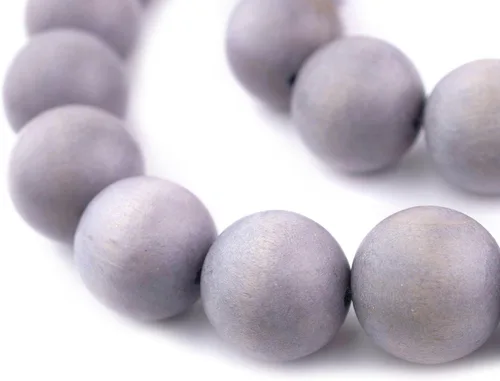 Vista 87 de TheBeadChest: cuentas de madera redondas naturales de 0.315 pulgadas, cuentas de madera sueltas espaciadoras para fabricar joyas, 4 tamaños