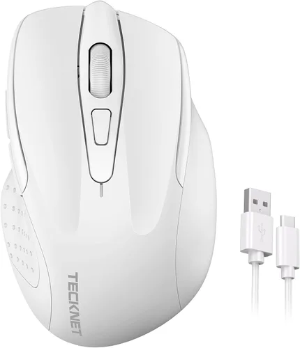 Vista 12 de TeckNet Pro M003 mouse inalámbrico, Negro