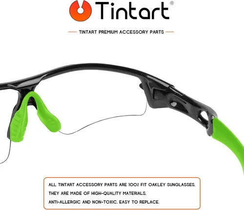 Vista 6 de Tintart Kits de goma para orejas y nariz, compatibles con Oakley Radar Path Range Edge Pitch