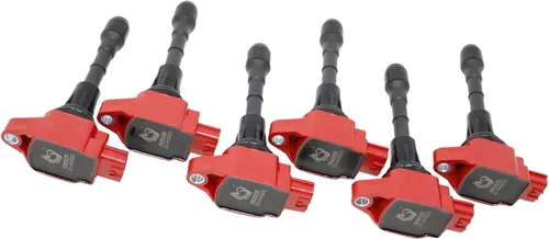 Vista 2 de DRAGON FIRE PERFORMANCE Power Pack Kit de 6 bobinas de encendido y bujías IRIDIUM compatibles con Nissan Pathfinder Murano 350z Altima Maxima
