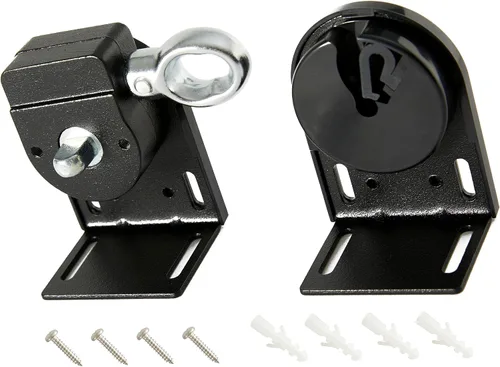 Vista 11 de Juego de accesorios para persianas enrollables, soportes de montaje universales de repuesto para persianas enrollables exteriores e interiores Gris