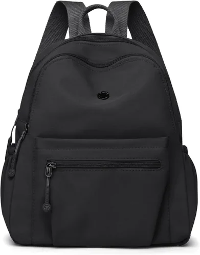 Vista 38 de Tanweibago Mini mochilas de nailon para mujer, mochilas pequeñas de 11L para mujer, mochila ligera casual para mujer, mochila de viaje de compras