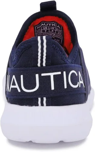 Vista 3 de Nautica Tenis de moda con cordones para niños transpirables y atléticos para correr para niño y niña niño pequeñoniño