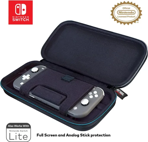 Vista 8 de Game Traveler Metroid - Funda de transporte para Switch OLED, Switch y Switch Lite, funda de viaje portátil rígida, soporte de visión ajustable