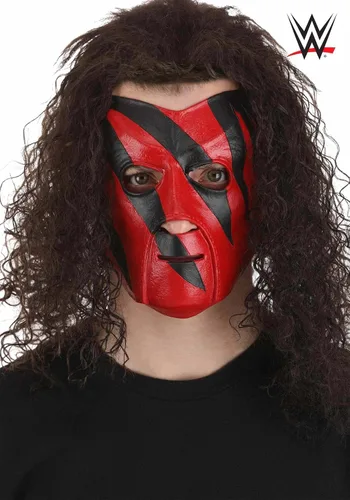 Vista 2 de Máscara de WWE Kane para adultos