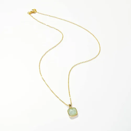 Vista 7 de KissYan Collar de cristal curativo, chapado en oro de 14 quilates, collar con colgante de piedra de energía natural, cuarzo reiki, amatista