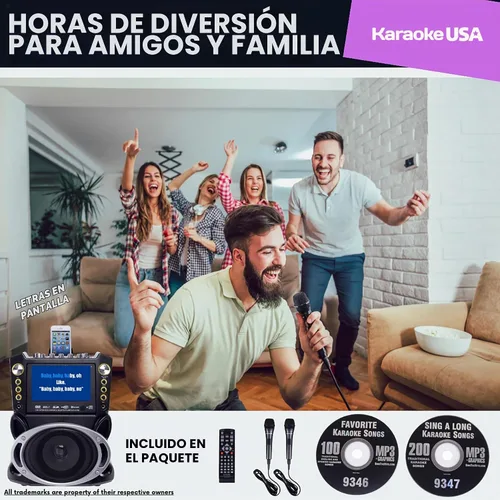 Vista 2 de Máquina de karaoke Bluetooth Karaoke USA GF844