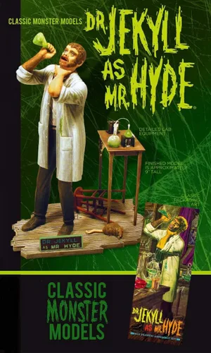 Vista 3 de Moebius Dr. Jekyll como Mr. Hyde Kit de modelo de plástico