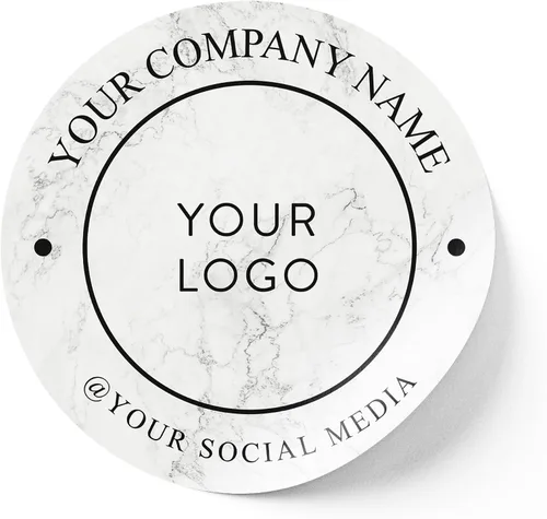 Vista 46 de Calcomanías de vinilo personalizadas con tu imagen, texto, diseño y logotipo. Etiquetas comerciales personalizadas impermeables para embalaje