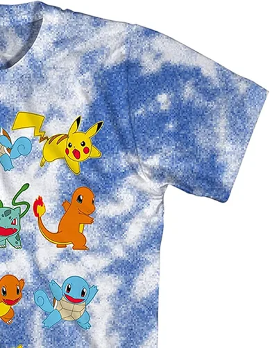 Vista 5 de Pokemon Camiseta de juego Pikachu para niños - Gotta Catch Em All - Camiseta oficial de teñido anudado