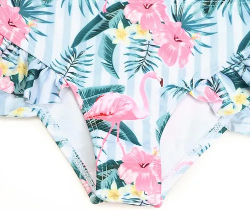 Vista 79 de CHILDRENSTAR Trajes de baño de dos piezas para niñas, traje de baño de playa y piscina