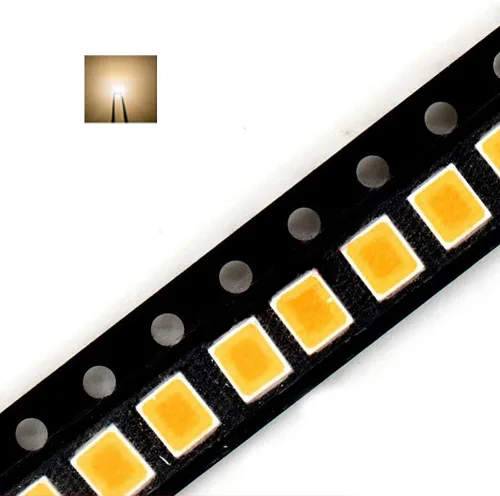 Vista 9 de 100 unids 3528 (1210) UV púrpura SMD LED diodo luces chips (ultravioleta 395nm 0.138 in x 0.110 in DC 3V 20mA) iluminación bombillas lámparas