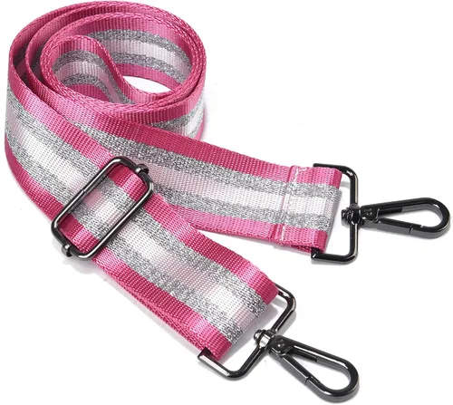 Vista 92 de LVYOUME Correa para bolso, accesorios plateados, correas anchas para bolsa, correa de hombro ajustable para bolsos