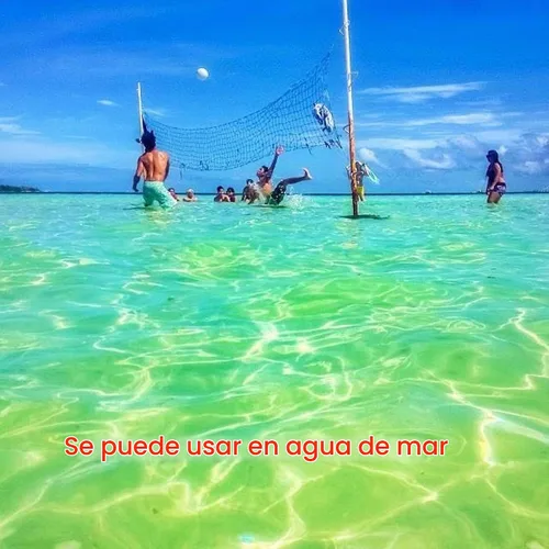 Vista 5 de Red de voleibol profesional para exteriores con cable de acero para aeronaves, red de voleibol resistente para patio trasero, redes de voleibol