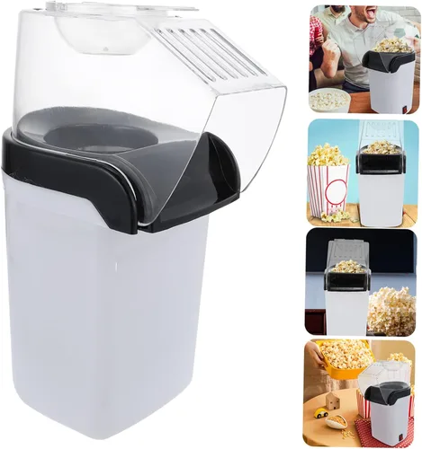 Vista 5 de Ciieeo 1 juego automático de palomitas de maíz para el hogar, máquina de palomitas de maíz para uso doméstico, para reuniones familiares y fiestas