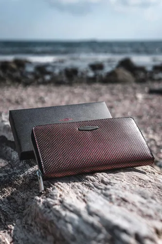 Vista 7 de ColdFire Carteras RFID con cremallera de acordeón para mujer para día o noche