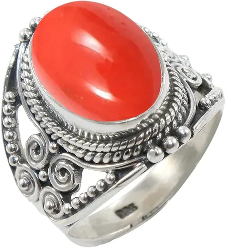 Vista 38 de Anillo de Plata Esterlina 925 para Mujeres con Piedra Preciosa Natural, Anillo de Compromiso de Plata Esterlina, Piedra Natal de Junio con Engaste