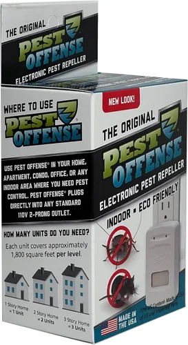 Vista 6 de Repelente electrónico de plagas original Pest Offense POBD-I-01