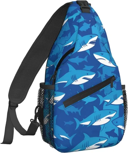 Vista 26 de Famame Mochila bandolera para el pecho, bolsa de hombro, gimnasio, ciclismo, viajes, senderismo, mochila para hombres y mujeres.., MultiColor1