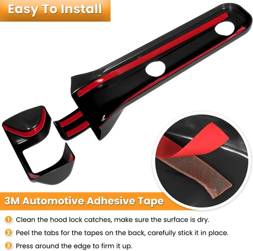 Vista 5 de Cubierta de bisagra para compuerta trasera de Jeep Wrangler JL JLU, accesorios de decoración exterior - 2018-2024, 2 puertas y 4 puertas, cubierta