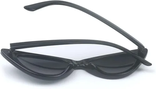 Vista 7 de YooThink Gafas de sol de ojo de gato para mujer, gafas de sol vintage con marco de plástico