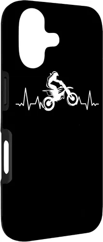 Vista 3 de Motocross Motorcyclist Dirtbike Pitbike Motorcyclist Case for iPhone 17