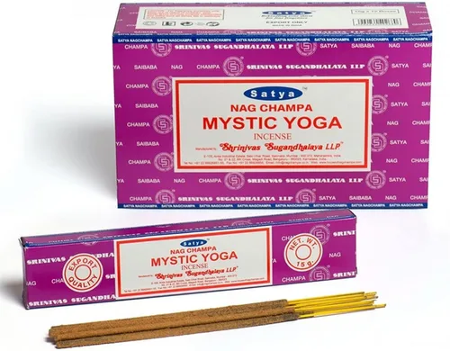 Vista 10 de Satya Sai Baba Nag Champa - Conos incienso, paquete de 6 (12 conos con soporte cada uno)