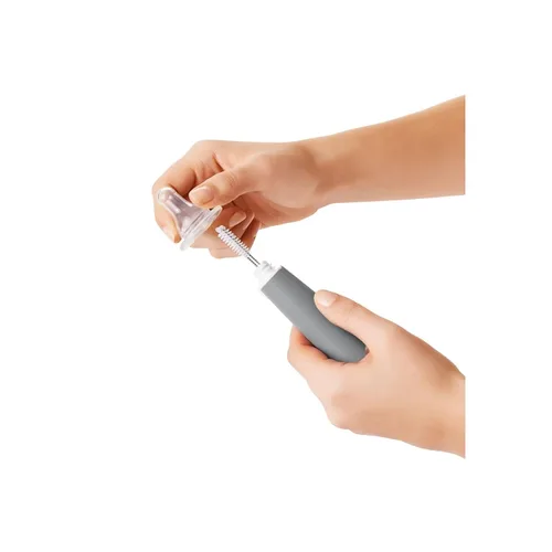 Vista 6 de OXO Tot - Juego de limpieza para botellas y tazas, color gris