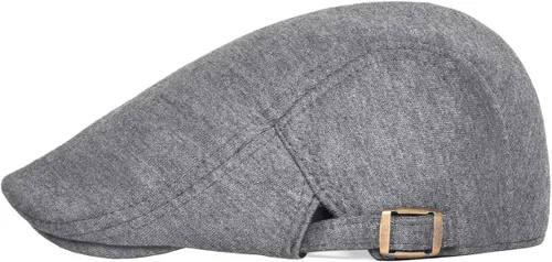 Vista 2 de VOBOOM Gorra de algodón para hombre Newsboy plana, hiedra Gatsby