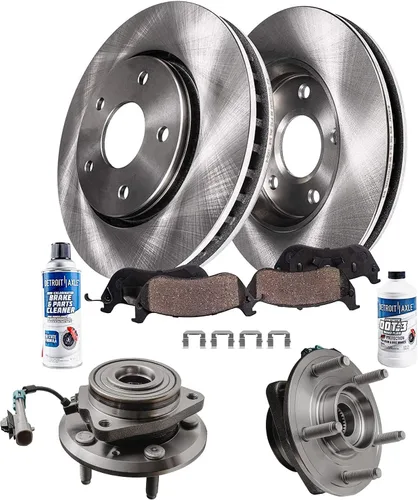 Vista 39 de Detroit Axle - Rotores de freno para Ford Mustang 2015 2016 2017 2018 2019 2020 2021 2022 2023 Rotores de freno de disco 2016 2017 2018 2019
