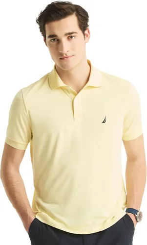 Vista 35 de Nautica playera polo clásica de mangas cortas, color sólido, para hombre
