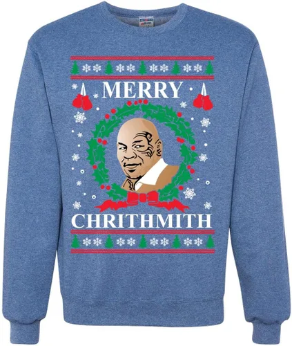 Vista 13 de Merry Chrithmith Ugly Christmas Sweater Unisex Crewneck Graphic Sweatshirt Negro Bitcheth