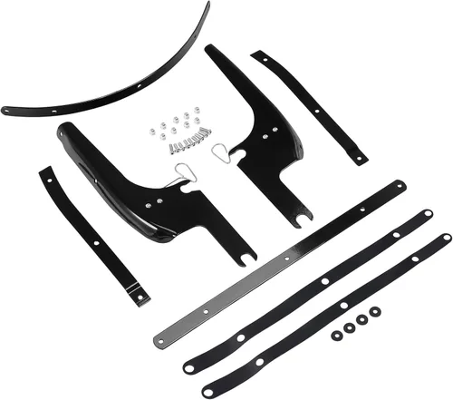 Vista 2 de XFMT Kit de Montaje de Soporte de Pantalla Parabrisas Compatible con Harley Touring Road King FLHR 1994-2023