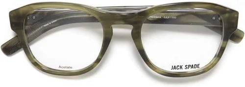 Vista 2 de 0JLF Freeman - Lentes con montura verde oliva para hombre