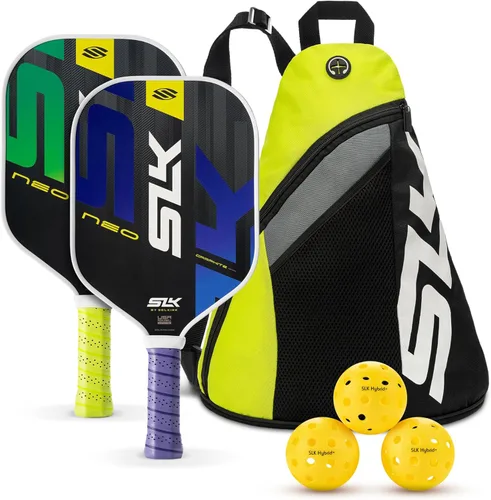 Vista 11 de Selkirk Sport SLK - Juego de raquetas de pádel de 2 Diseñadas en los Estados Unidos Elija el juego SLK Neo de grafito, el juego SLK Neo de fibra