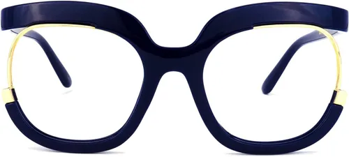 Vista 5 de VOOGLAM Marco de gafas cuadradas de gran tamaño con lente transparente para mujer Fredia OX739865