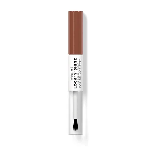 Vista 11 de wet n wild Megalast Lock 'N' Shine Lip Color + Gloss Lipstick Affogato Dreams