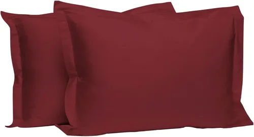 Vista 34 de Juego de 2 fundas de almohada de 100 % algodón puro, tamaño King, color plateado, lujosas fundas de almohada de algodón de fibra larga de 400 hilos