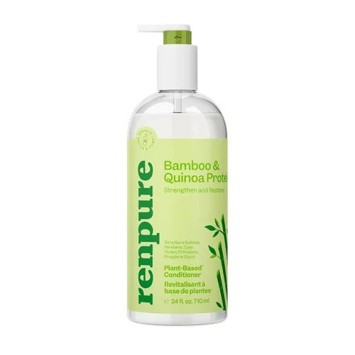 Vista 11 de RENPURE Vinagre de sidra de manzana y acondicionador de aloe, a base de plantas, aclara, elimina los residuos y nutre para un cabello brillante