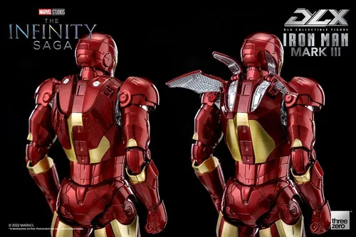 Vista 7 de Marvel Infinity Saga: Iron Man Mark 3 Deluxe Figura de acción a escala 1:12