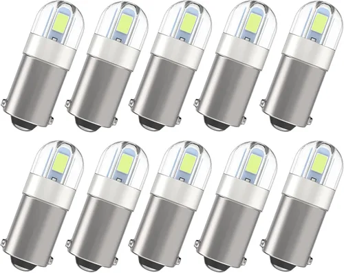 Vista 10 de Serundo Auto BA9S - Bombilla LED BA9 1895 1891 53 57, bombilla LED 2SMD 3030 Chips 47830 64111 3893 para interior de automóvil, cúpula de mapa