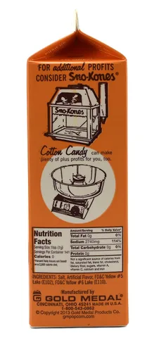 Vista 3 de Gold Medal Prod. 2045 Flavacol Condimento para palomitas de maíz y sal 35 oz.