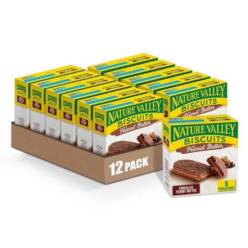Vista 19 de Nature Valley Sándwiches de galletas, mantequilla de almendras, 5 unidades, 6.75 onzas (paquete de 12)