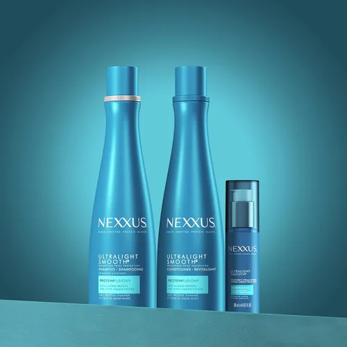 Vista 7 de Nexxus Champú y acondicionador ultraligero para cabello seco y encrespado, tratamiento suave para bloquear el encrespamiento, 13.5 onzas