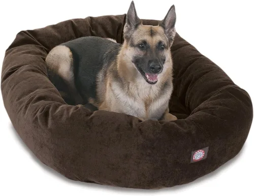 Vista 19 de Majestic Pet Villa - Cama para perros de espuma viscoelástica triturada de 32 pulgadas para perros de tamaño mediano, 32 x 23 x 7 pulgadas, cama