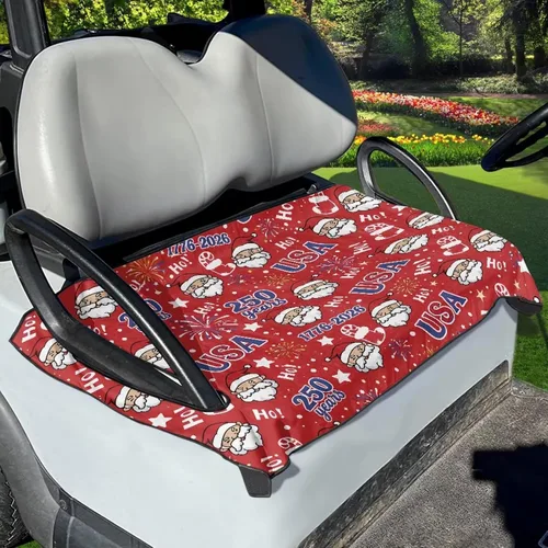 Vista 35 de Fundas de asiento de carrito de golf, mantas para carrito de golf, fundas de asiento de toalla para la mayoría de carritos de golf de 2 asientos