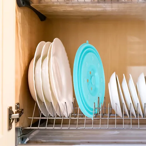 Vista 7 de JULBEAR Cubierta de microondas para alimentos,Cubierta de salpicaduras de microondas