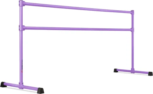 Vista 17 de VITA Barre - Barra de ballet doble portátil independiente, extrema, acero Altura fija, fabricada en Estados Unidos, equipo de ejercicio en casa