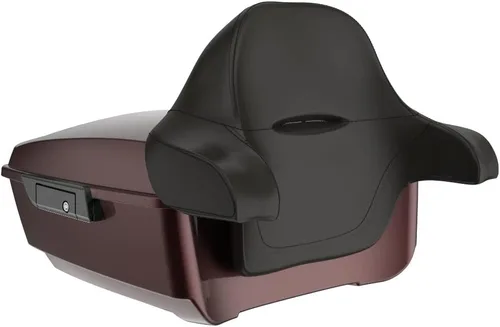 Vista 61 de Moto Onfire King Tour - Maletero con almohadilla de respaldo para Harley Touring 1997+ (Barracuda Silver)